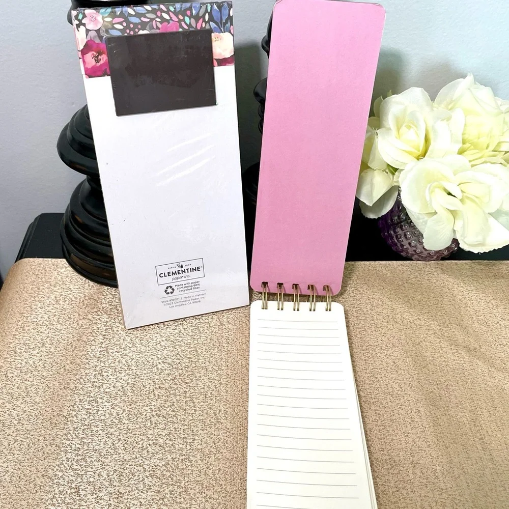 NWT FLORAL Hardcover Notebook/Journal Notepad Stationery Bundle